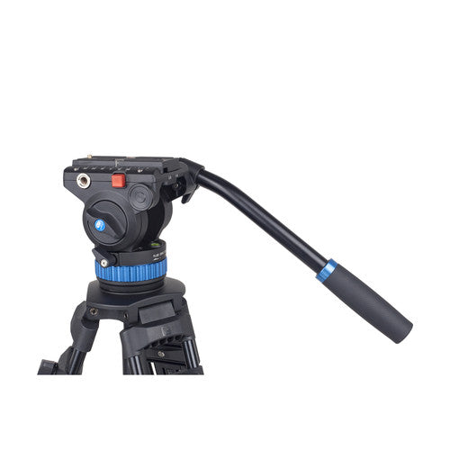 SIRUI SH25 Aluminum Video Tripod with Fluid Head - Image 3